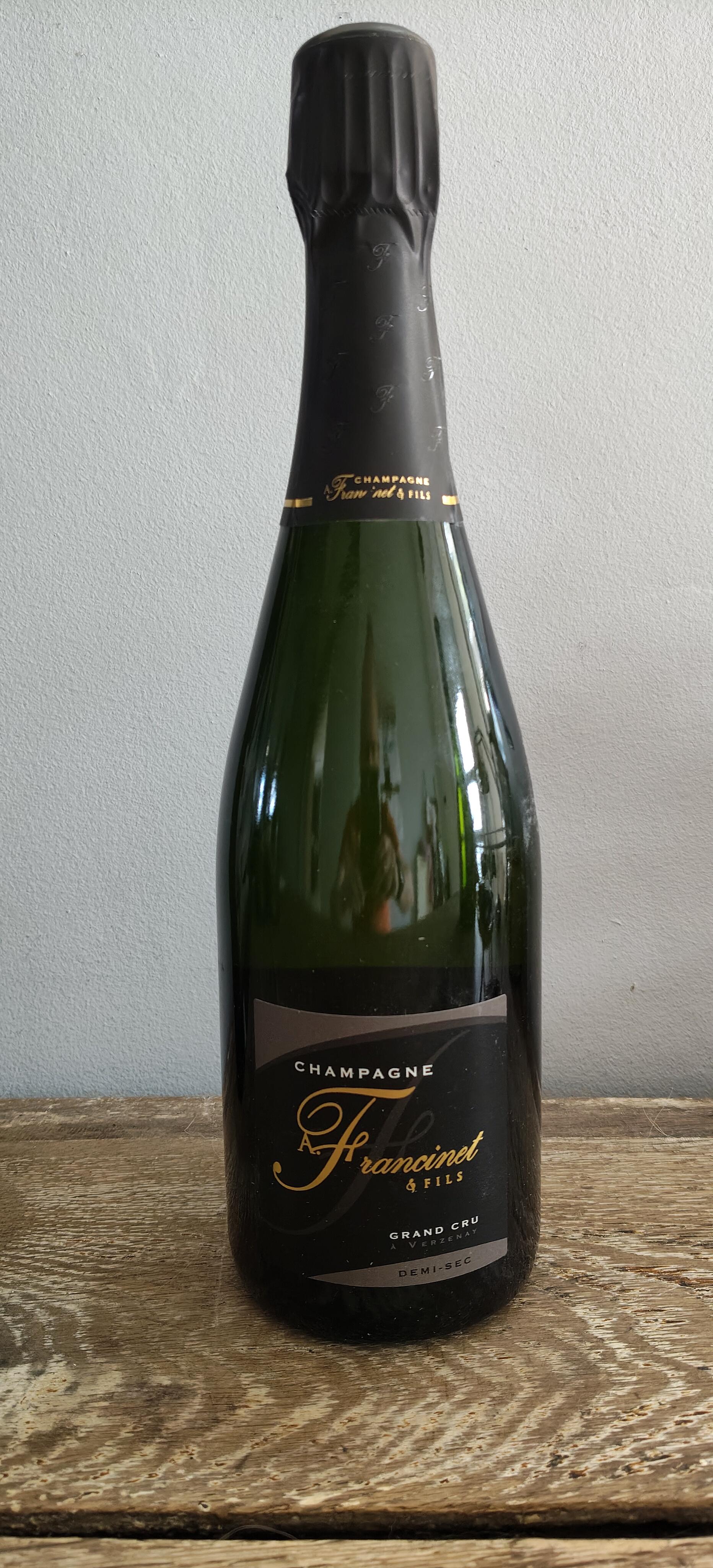 Champagne Francinet demi-sec