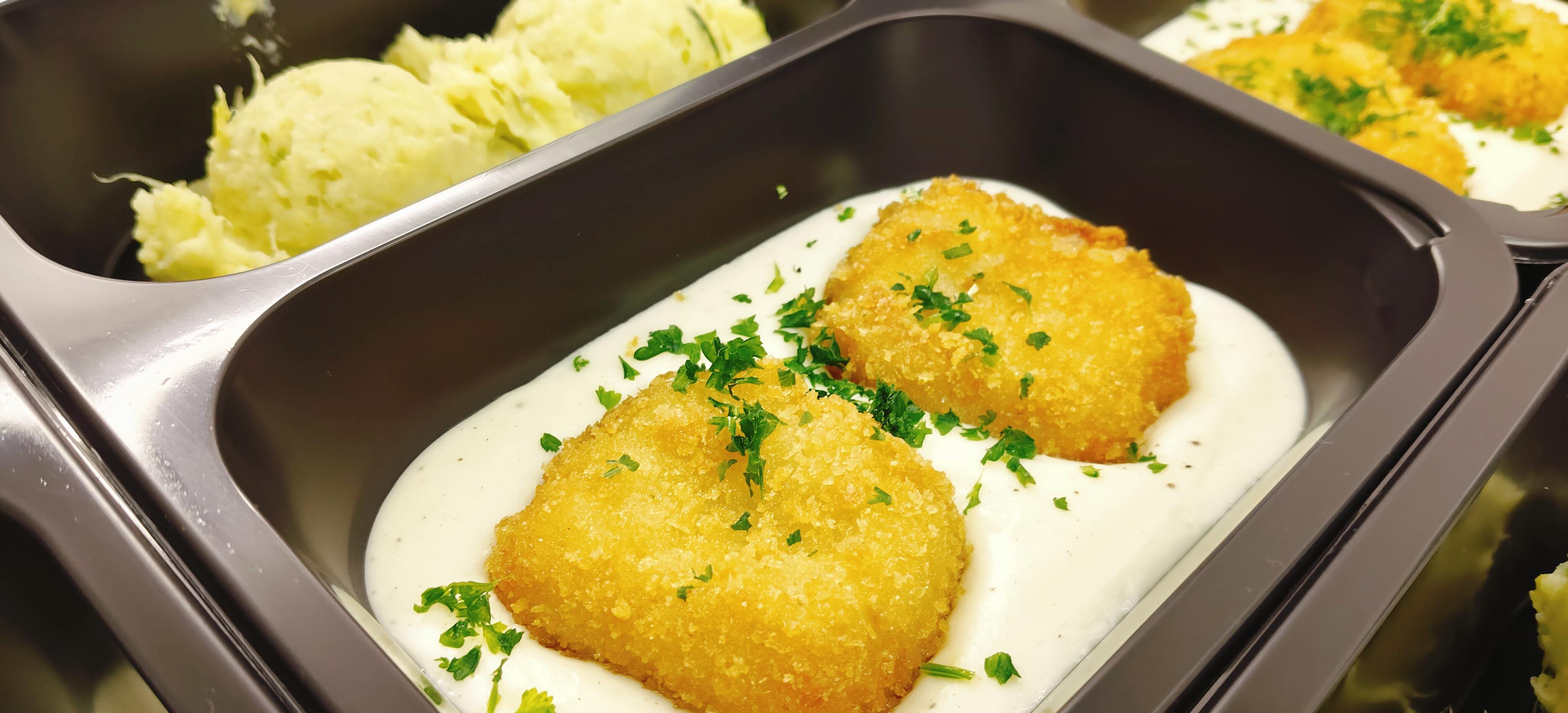 Croquettes de fromage purée de choux de Bruxelles