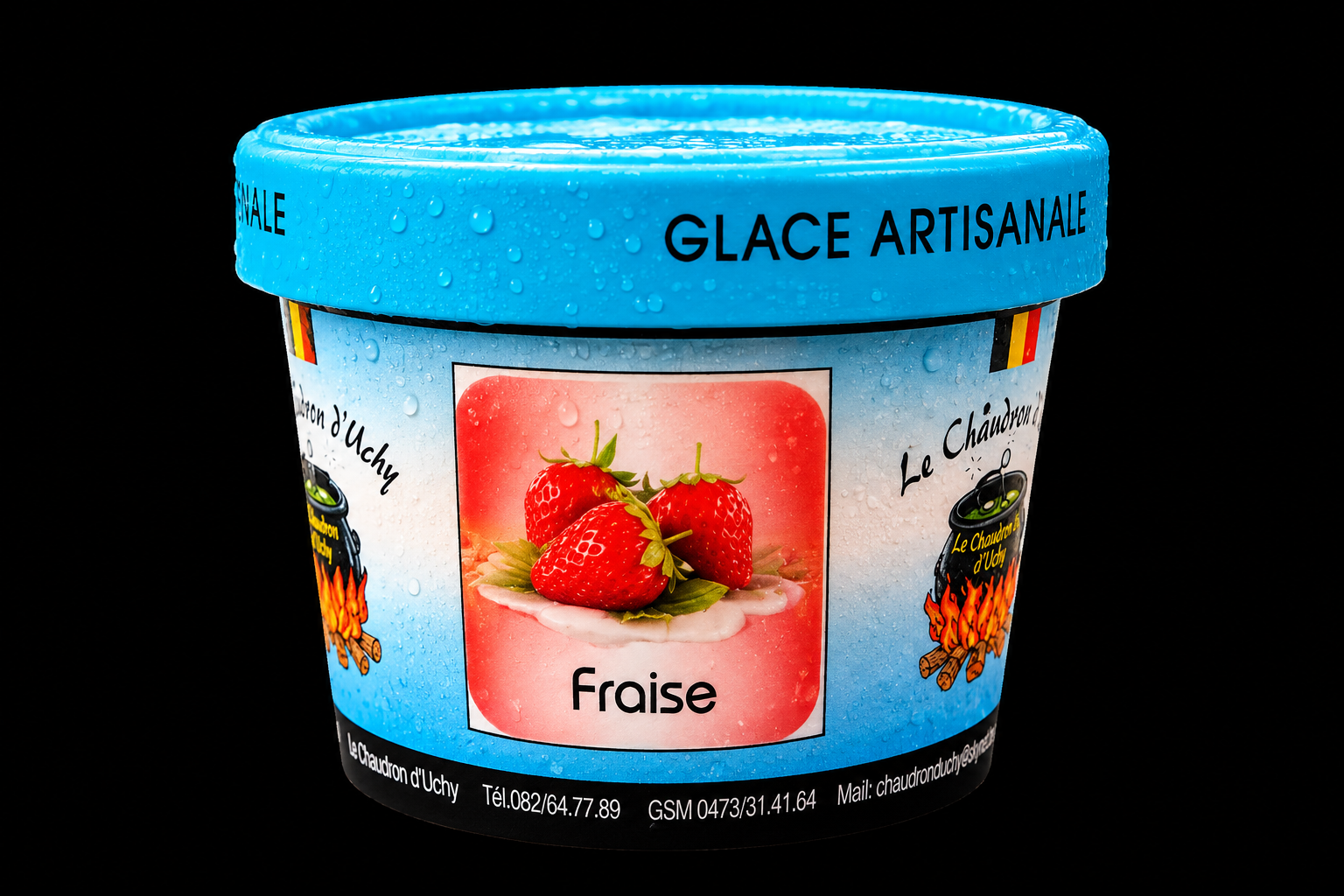 Glace fraise 118 ml