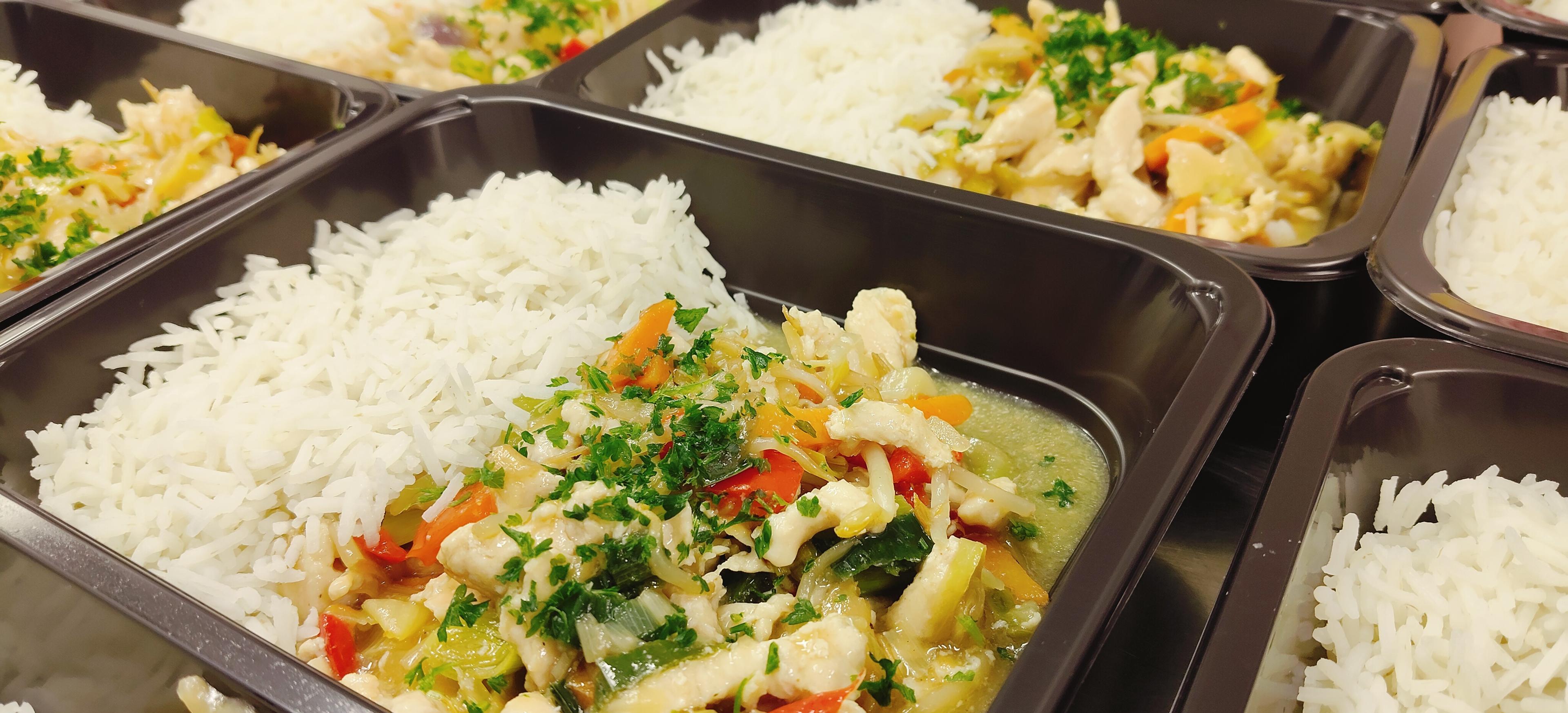 Poulet chinois riz.